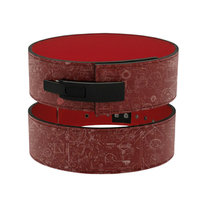Cinturón de levantamiento de pesas de cuero de vaca con patrón tecnológico personalizado, soporte de espalda para gimnasio, cinturón de powerlifting, OEM ODM al por mayor - Product Image 6