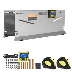 Set di 2 Strumenti per Allineamento Ruote in Acciaio Inox, Misuratore di Camber/Caster/Toe con Precisione di 0,1 Gradi, Piastra Inclinata Magnetica - Product Image 1