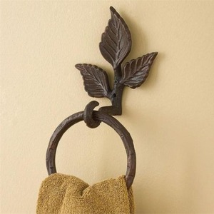 Crochet mural en fer classique, design robuste, pour la maison, le bureau, solution de rangement murale - Product Image 1