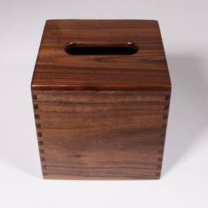 Caja de pañuelos de madera hecha a mano, diseño clásico, almacenamiento decorativo para el hogar, comedor, impermeable, duradera, independiente - Product Image 6