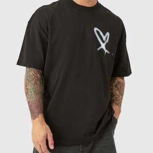 Camiseta Deportiva Casual Personalizada de Alta Calidad para Hombre, Cuello Alto, Manga Corta Blanca, Diseño Estampado, Transpirable, de Lona - Product Image 1