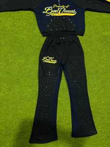 Conjunto Deportivo de Dos Piezas con Capucha y Estampado de Camuflaje, Impermeable, de Poliéster/Nailon Grueso - Product Image 3
