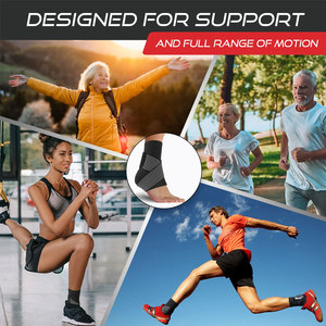 Lightweight Neoprene <b>Ankle</b> <b>Support</b> Wrap Lace-Up Closure for Fitness Training-Durable Protection Comfortable Fit for Long Use - Product Image 6