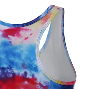 เสื้อชั้นในกีฬาสำหรับผู้หญิง คุณภาพสูง ระบายอากาศได้ดี เซ็กซี่ พิมพ์ลายแบบซับลิเมชั่น ขายส่ง เสื้อชั้นในกีฬาแบบซับลิเมชั่นระดับพรีเมียม - Product Image 5