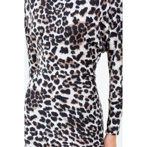 Abito casual a mezza gamba con stampa leopardata Eloise - Product Image 4