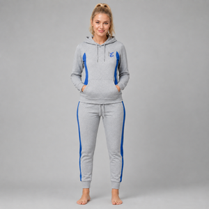 Survêtement pour femme à séchage rapide, style streetwear, 100% coton, couleur rouge unie, respirant, avec logo personnalisé et service OEM - Product Image 2