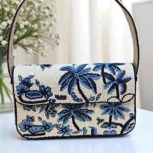 Sacs fourre-tout en toile promotionnels, durables, décontractés, multicolores, brodés, faits à la main, de luxe, artisanaux indiens, de forme carrée - Product Image 1