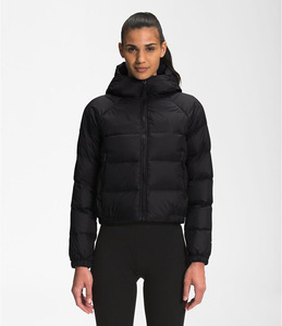 Chaqueta Acolchada Negra para Mujer, Cuello Alto, Cierre de Cremallera, Resistente al Viento, Ropa de Invierno Informal, Relleno de Poliéster de 400g, Tejido de Punto - Product Image 1