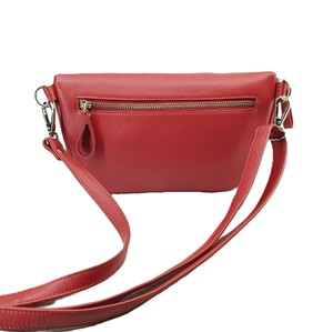 Bolsos cruzados de piel auténtica para mujer, bolsos de pecho con correas extraíbles, personalizables con marca de diseñador, directo de fábrica - Product Image 1