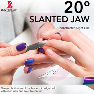 Prix d'usine en gros, coupe-cuticules en acier inoxydable multicolores de haute qualité, ciseaux pour peaux mortes, outil de manucure professionnel - Product Image 3