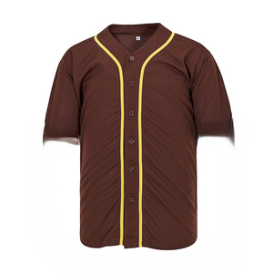 Top Trending Custom Unisex <b>Baseball</b> Jersey 100% Polyester Breathable Solid Printed Latest Design Made in Pakistan - Product Image 1