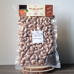 เม็ดมะม่วงหิมพานต์อบแห้งออร์แกนิก 500 กรัม ผลิตโดยโรงงาน OEM จัดส่งตรง (รสเค็มเนย) บรรจุภัณฑ์สุญญากาศ - ขายส่งโดยตรงจากเวียดนาม - Product Image 3