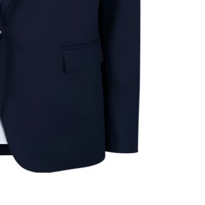 Customized Satin Blazer Full Sleeve Solid Color Turn-<b>down</b> Collar Single Breasted Patch Pocket Breathable Elegant Woven Polyester - Product Image 1
