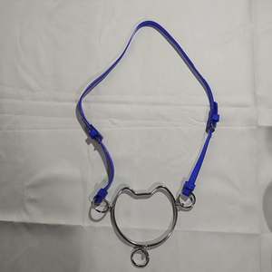 Bocado de PVC de hierro anti-mordeduras duradero para entrenamiento de caballos, para guiar y controlar, tamaños Full/Cob - Product Image 1