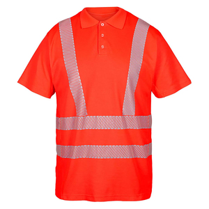 Camisetas Polo de Seguridad de Manga Corta de Alta Visibilidad con Cinta Reflectante para Trabajadores de la Construcción y Seguridad - Product Image 6