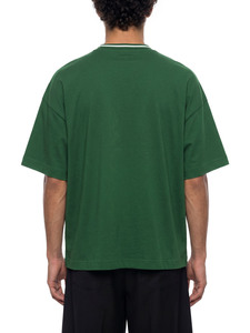 เสื้อยืดคอกลมแขนสั้นทรงปกติสำหรับผู้ชาย น้ำหนัก 180 กรัม สตรีทแวร์ คอริบคู่ ผ้าฝ้าย 100% เป็นมิตรกับสิ่งแวดล้อม ระบายอากาศได้ดี - Product Image 4