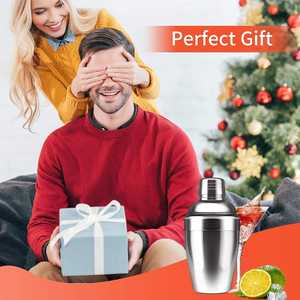 Ensemble de bar moderne en acier inoxydable pour la vente en gros, shaker à cocktails multi-capacités, pour la préparation de boissons mixtes, de margaritas, d'alcool et de liqueurs, personnalisable - Product Image 6