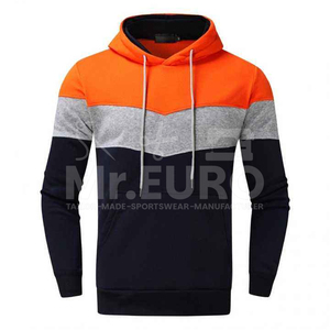 Survêtement d'hiver pour homme de haute qualité, à capuche, uni, décontracté, léger, prix d'usine OEM ODM, logo personnalisé, couleurs personnalisées, poches latérales - Product Image 4