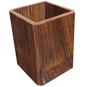 Portalápices Promocional de Madera Natural, Organizador de Escritorio para Accesorios de Maquillaje y Papelería, para Estudiantes - Product Image 6