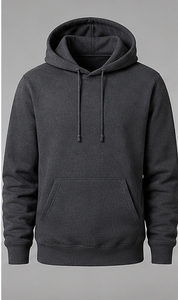 Sweat à capuche premium pour homme de haute qualité – Sweat-shirt à capuche uni en polaire avec poche kangourou - Product Image 3