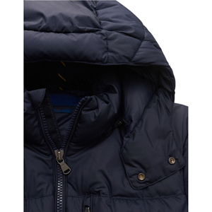 Veste d'hiver unisexe personnalisée, épaisse, de haute qualité, imperméable, coupe-vent, respirante, écologique, avec col montant et capuche - Product Image 5