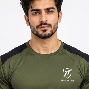 T-shirt de sport haut de gamme, vêtements d'entraînement respirants et confortables, idéal pour la musculation, les exercices et les séances de fitness - Product Image 2
