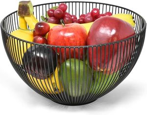 Panier à fruits en métal à motif unique pour la décoration de la cuisine, offrant un attrait décoratif et une solution de rangement fonctionnelle - Product Image 2