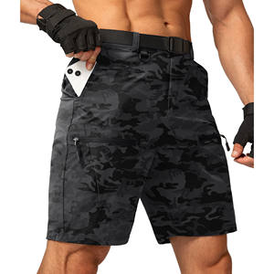 Shorts de randonnée de haute qualité pour hommes, en tissu extensible léger et épais, imprimés sur mesure, pour la pêche et les voyages. - Product Image 1