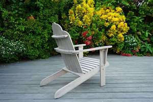 Silla Adirondack de Madera, Silla de Relajación para Jardín y Terraza - Product Image 2