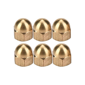 Tuerca de Cúpula de Latón de Alta Resistencia, Tuerca de Cabeza de Latón de Alta Precisión, Fijación Resistente a la Corrosión para Uso Industrial y Eléctrico - Product Image 1