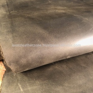 Cuero de grano doble tono Crazy Horse encerado curtido vegetalmente orgánico Pull Buffalo para bolsos, zapatos, correas y productos personalizados ISONZ 0.7-3mm - Product Image 2