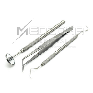 Prophylaxis Instruments <b>Kit</b> Dental Cleaning Examination Professional Oral Care Tool Set Manual Reusable Eco-Friendly - Product Image 2