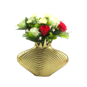High Quality Aluminium Flower Vase With Polish Finished For Tabletop Home Decor Metal Flower Vase For <b>Table</b> Decoration - Product Image 3