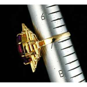 แหวนค็อกเทลประดับเพชรซิคอนสุดหรู ขายดีที่สุด ชุบทองคำขาว 18K เครื่องประดับเงินแท้สำหรับงานปาร์ตี้ - Product Image 4