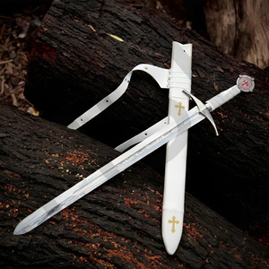 Espada de los Caballeros Templarios, Espada Medieval de Cruzado, Espada Templaria Coleccionable - Product Image 6