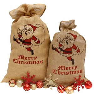 Sacs-cadeaux en jute multi-usages extra larges Sac en toile de jute à cordon Sacs cadeaux en toile de jute Charme rustique pour cadeaux parfaits - Product Image 5