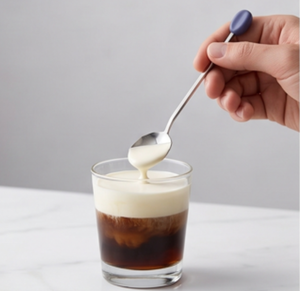 Cuillères à cocktail en acier inoxydable de qualité supérieure avec manches violets, outils de bar minimalistes pour mélanger, ensemble de barware réutilisable - Product Image 2