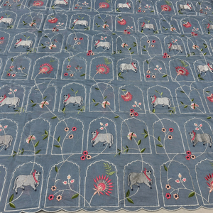 Malty embroidery <b>fabric</b> fancy <b>fabric</b> garment <b>fabric</b> coding embroidery <b>fabric</b> for dress manufacturer export supplier export trade - Product Image 6