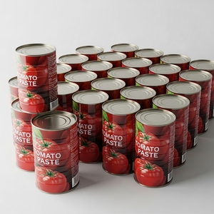 Base de puré de tomate procesado con pasta de tomate enlatada en latas de fácil apertura para compradores internacionales de supermercados y servicios de catering - Product Image 3