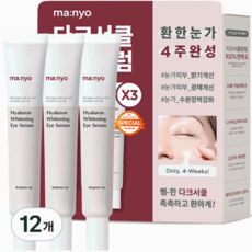 Siero Contorno Occhi Sbiancante all'Acido Ialuronico Manyo Factory, Confezione da 12 Pezzi da 20ml, Gel Anti-Rughe con Sconto - Product Image 1