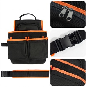 Customizable Heavy Duty Oxford Cloth Waist <b>Tool</b> Belt <b>Bag</b> Multi Pocket Construction Worker Carpenter Pouch With Waist Strap - Product Image 2