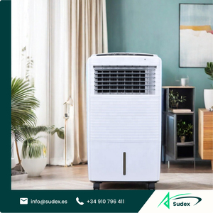 เครื่องทำความเย็นแบบพกพา Sudex JC120-C ประหยัดพลังงาน ชาร์จไฟได้ เสียงเบา ผลิตจากพลาสติก เหมาะสำหรับบ้าน รถบ้าน โรงแรม โรงรถ และกลางแจ้ง - Product Image 1