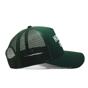 Casquette Trucker 5 Panneaux Personnalisée avec Broderie Textile, Visière Courbe, Chapeau en Maille Brodé, Style Décontracté, Vente en Gros Usine - Product Image 3