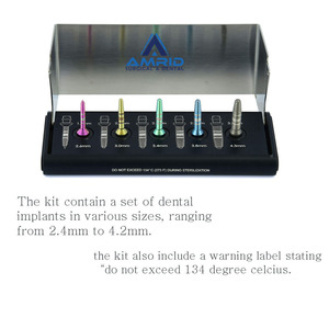 Kit Quirúrgico Universal para Implantes Dentales, Expansor de Hueso Manual, Tornillos de Acero de amrid surgical - Product Image 6