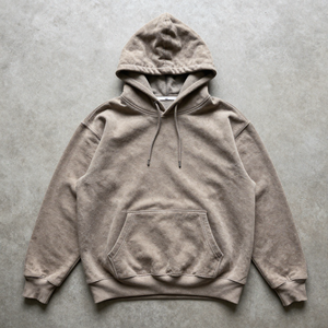 เสื้อสเวตเตอร์แบบสวมหัวผ้าฟลีซผ้าฝ้ายฟอกสีสไตล์วินเทจซักได้ - Product Image 6