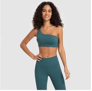 High Quality Women Plus Size Shockproof Sports <b>Bra</b> Back Buckle Gym Yoga <b>Bra</b> Adjustable <b>Straps</b> Push up Active Wear for Ladies - Product Image 2