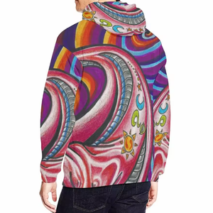 Sweat à capuche pour homme très demandé - Style Hip Hop - 100% coton molletonné - Impression numérique - Design personnalisé - Product Image 4