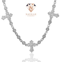 Collar de Diamantes Moissanite de Excelente Calidad en Plata 925 para Mujer, Regalo de Joyería para Aniversario de Bodas, Disponible a Buen Precio