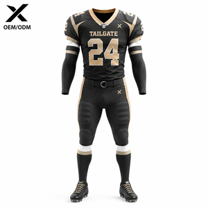 Tenues personnalisées de football américain X Sports City pour l'équipe de côté du terrain, ensemble personnalisé imprimé par sublimation, séchage rapide, respirant - Product Image 1