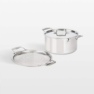 Casserole élégante en acier inoxydable, conçue pour la cuisson quotidienne, le rangement et le service, offrant une grande fonctionnalité - Product Image 3
